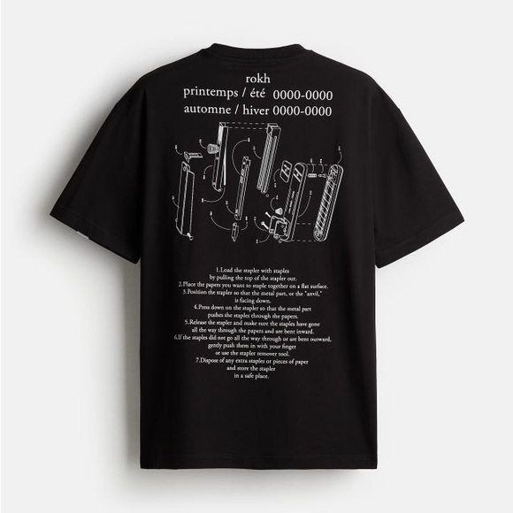 rokh H&M Printed t-shirt tee shirt - Picture 5 of 6